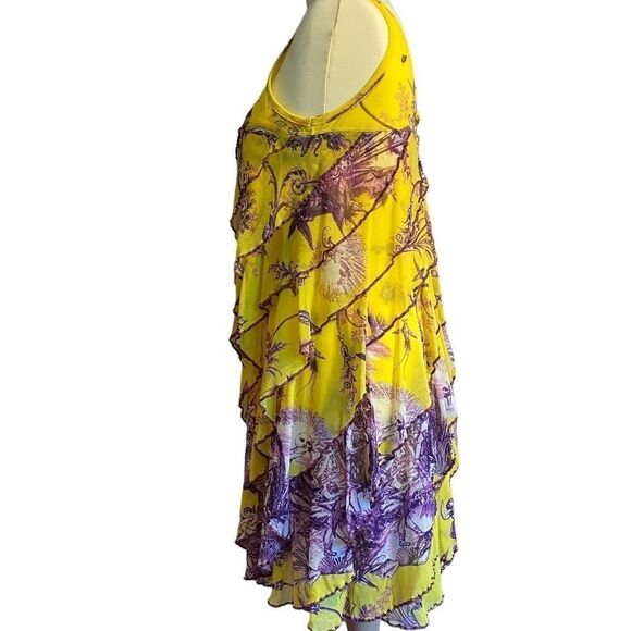 NEW JEAN PAUL GAULTIER Tiered Dress Size L - Picture 4 of 8